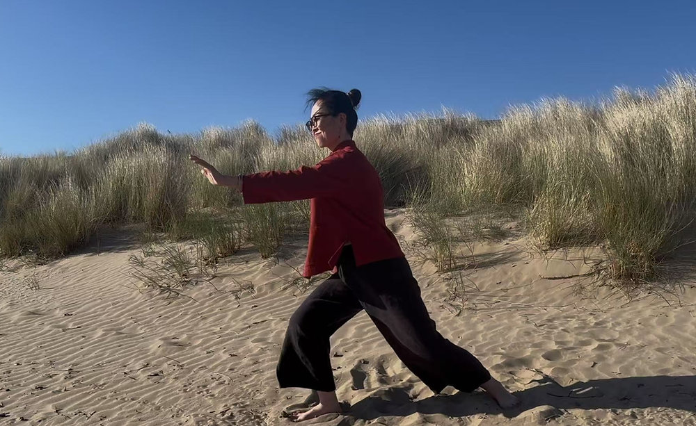 Brush Knee and Push Forward: Moving Through Life with Presence, Alignment and Trust 